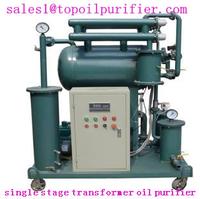 Single Stage Vacuum Transformer Oil Purifier ZY