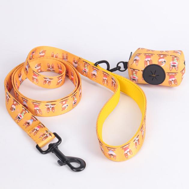 OKEYPETS Design Logo Pattern Adjustable Leash