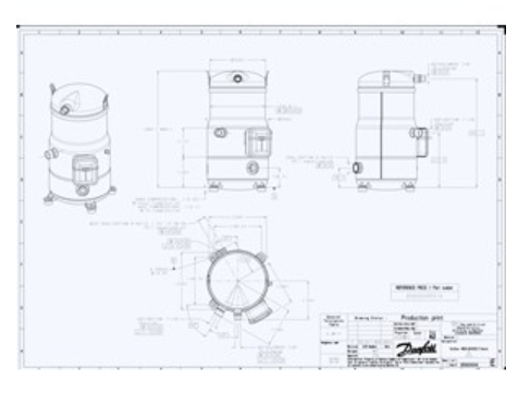 Danfoss Compressor SH090A9ALC