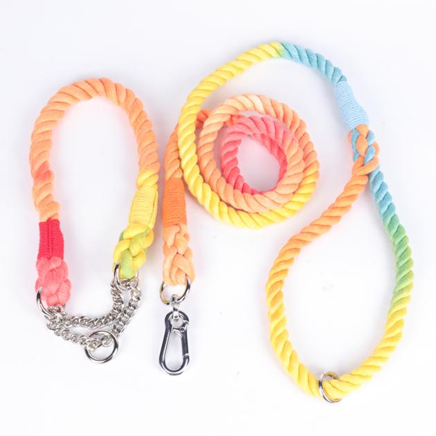 OKEYPETS Outdoor Multi Colors Thick Braided