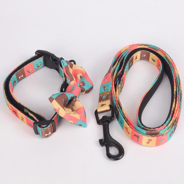 OKEYPETS Design Logo Pattern Adjustable Leash