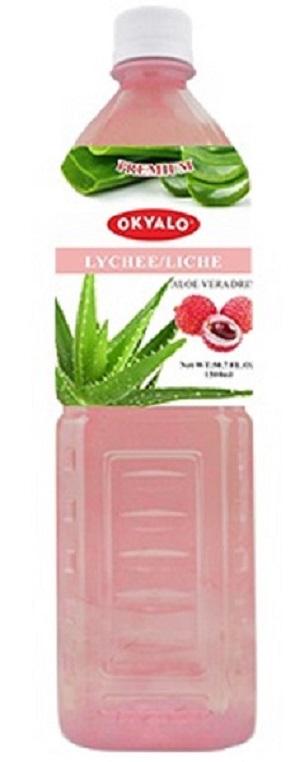 okyalo: lychee aloe vera drink in 1.5L, Okeyfood
