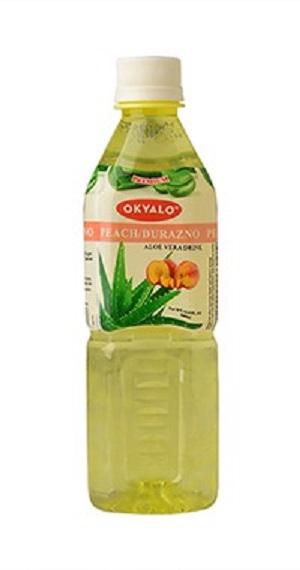 okyalo: peach aloe vera drink, Okeyfood