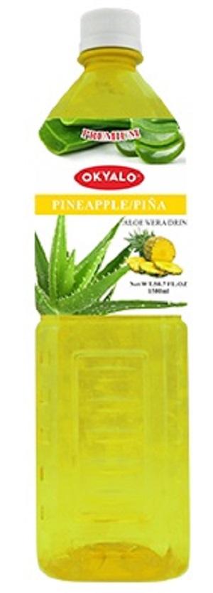 okyalo: pineapple aloe vera drink in 1.5L, Okeyfood