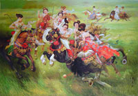 100% Handmade Silk Embroidery Artworks