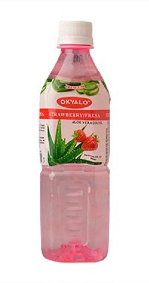 okyalo: strawberry aloe vera drink, Okeyfood