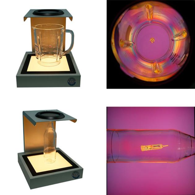 Polariscope For Transparent Quartz Glass And