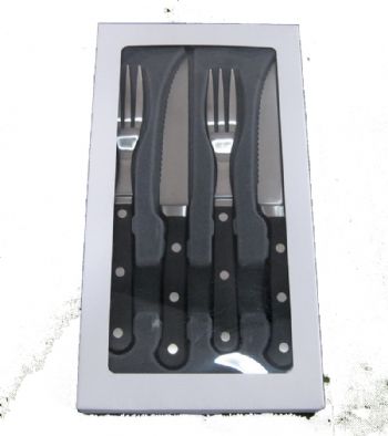 4pcs forge steak knife set