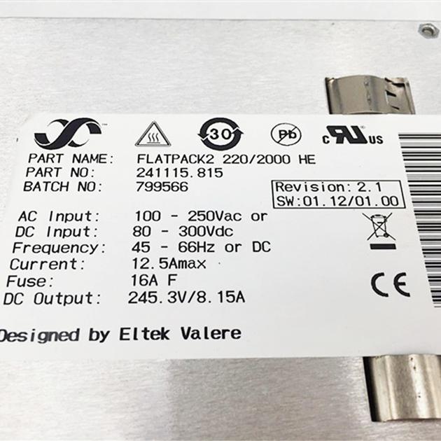 ELTEK Rectifier Module Flatpack2 220 2000