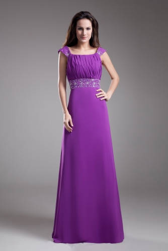 Bright Purple Bridesmaid Dresses