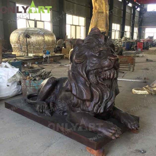 Onlyart Custom Hong Kong Bronze HSBC Lion Statue For Sale