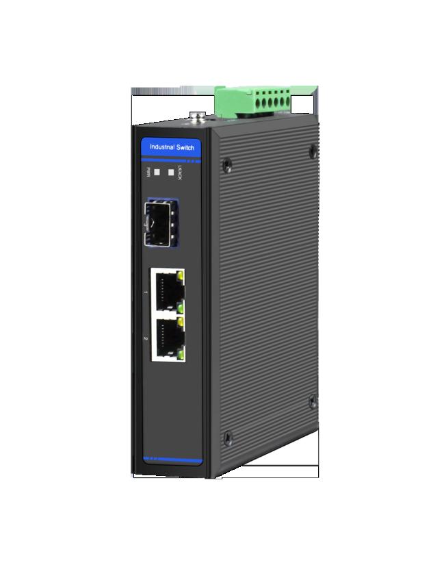  2 x 10/100/1000M Base-TX + Uplink 1 x 100/1000M Base-FX SFP Fiber Industrial Ethernet Switch