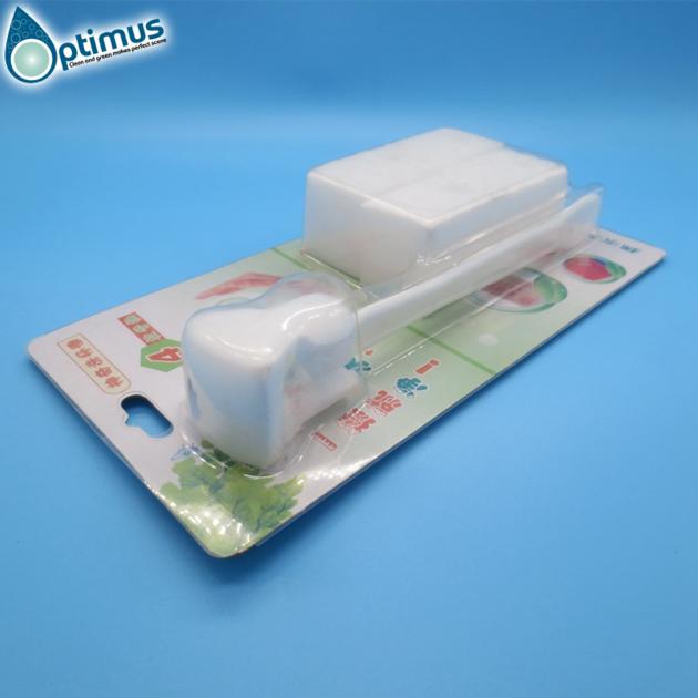 Tea Cup Dirty Marke Cleaning Sponge