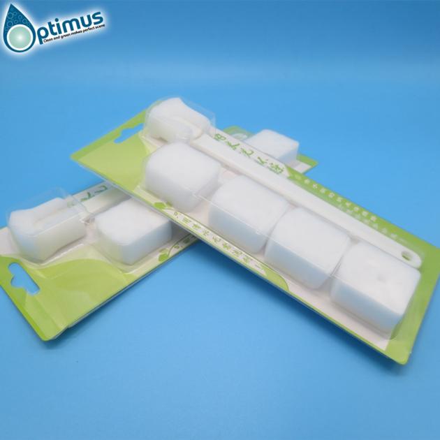 Tea Cup Dirty Marke Cleaning Sponge