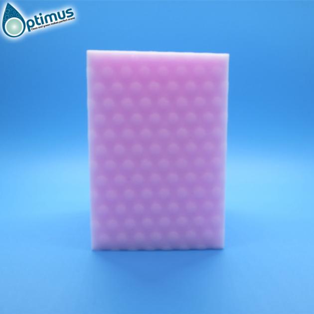 red pink color melamine magic sponge kitchen cleaning sponge eraser