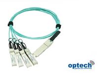 40Gbps QSFP+ to 4x SFP+ Fanout Breakout AOC