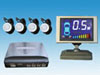 Colorized LCD parking sensor with speech