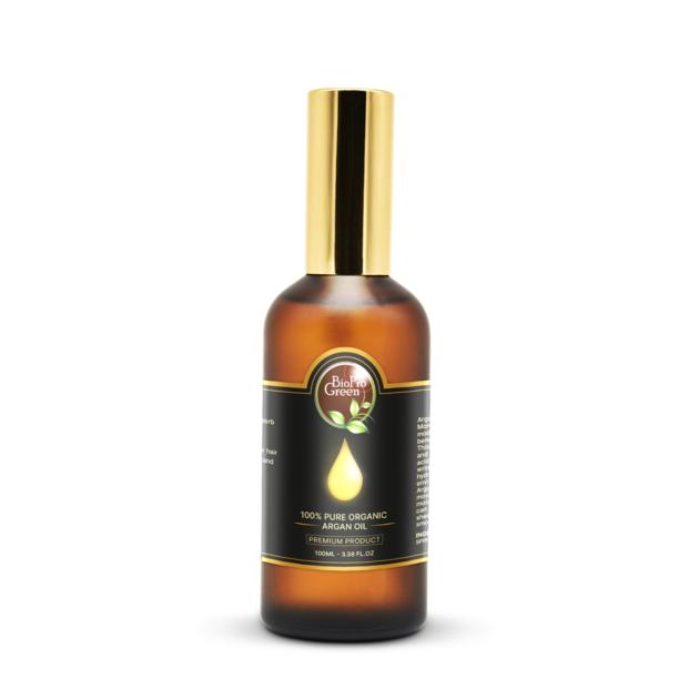 Golden oil type Pure Organic Argan oil for hair