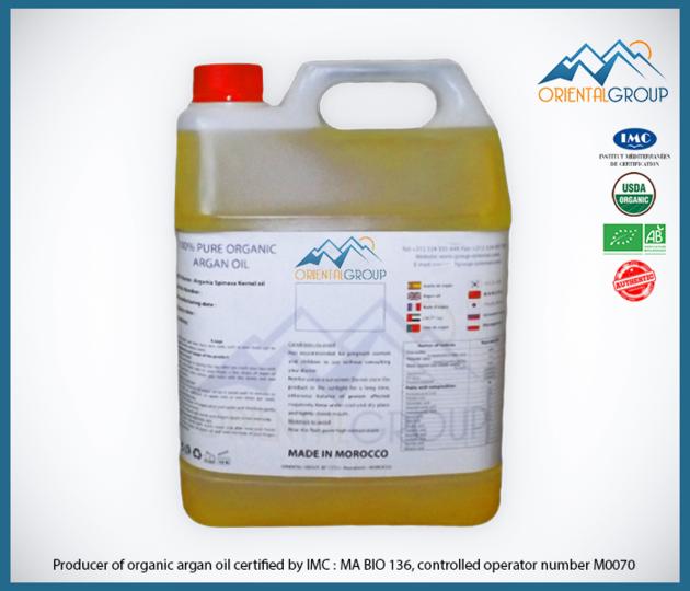 Bulk Moisturizing Argan oil certified organic for wholesale.