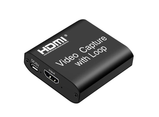 4K@60 USB2.0 HDMI Video Capture Card With Loop Out