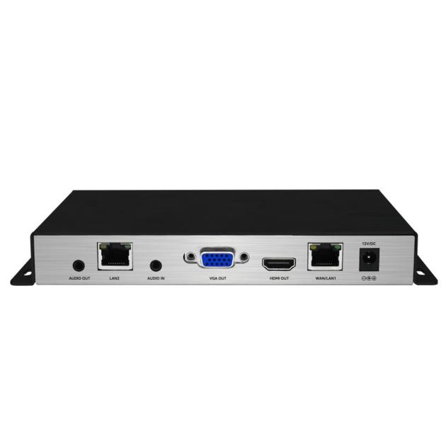 Orivision H.265 Dual Ethernet IP To IP Video Decoder And Video Media Gateway