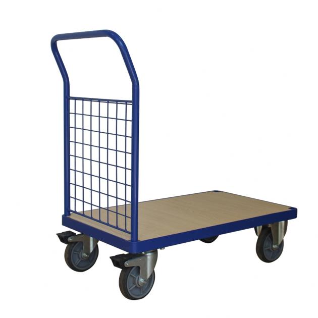 1102 Lbs Steel Bound Wood Deck Platform Truck