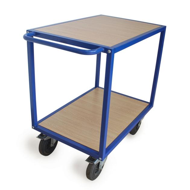 Table Trolley with Single Horizontal Push Bar