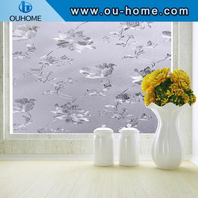 BT612 Popular flower embossed glass film