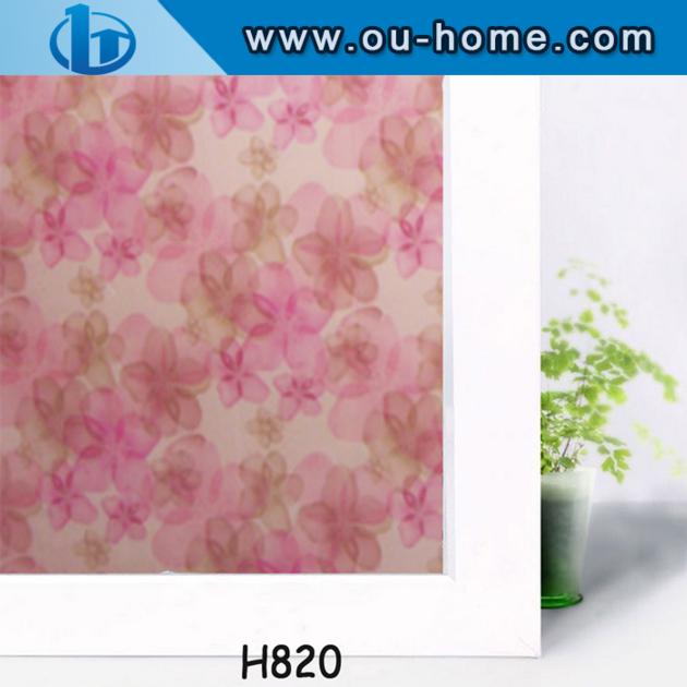 Printed Static Eco Friendly PVC Decorative