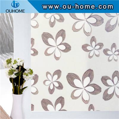 H8261 No-adhesive removable decorative window film 