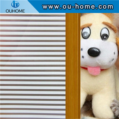 BT837 Stripe Decorative Office Window Frosted