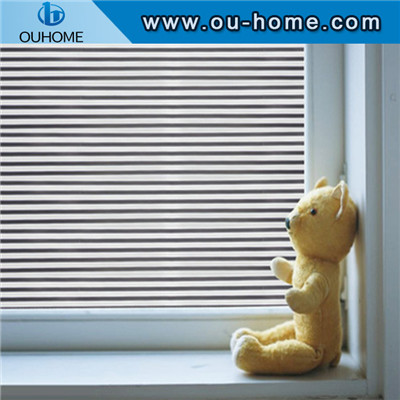 BT837 Stripe Decorative Office Window Frosted