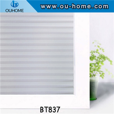 BT837 Stripe decorative office window frosted glass sticker