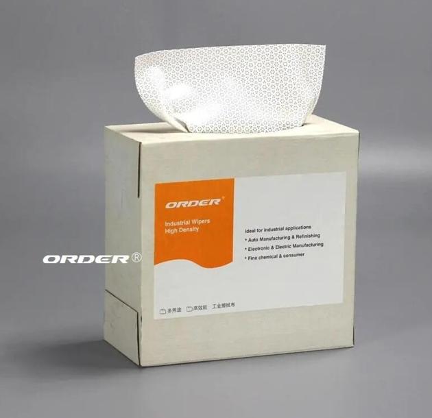 ORDER¬ PX-3339 white embossed pattern meltblown PP Degreasing Wipers