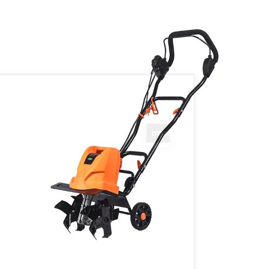 OT7A504A Tiller China Manufacturer 1000W Electric Farming Tool Adjustable 4 Blades