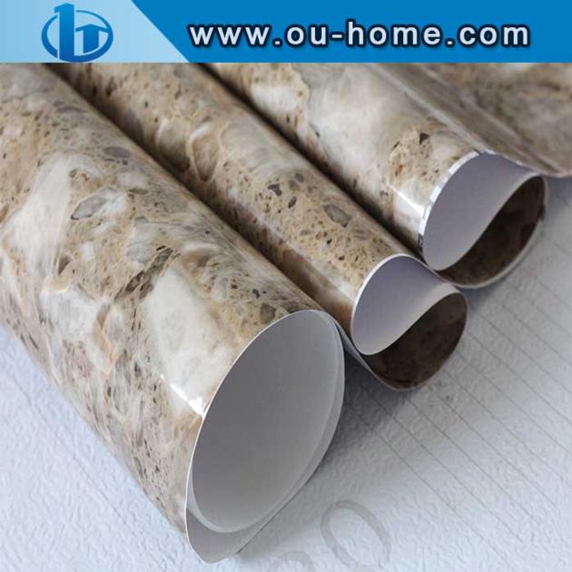 3D Marble Design PVC Film Lamination