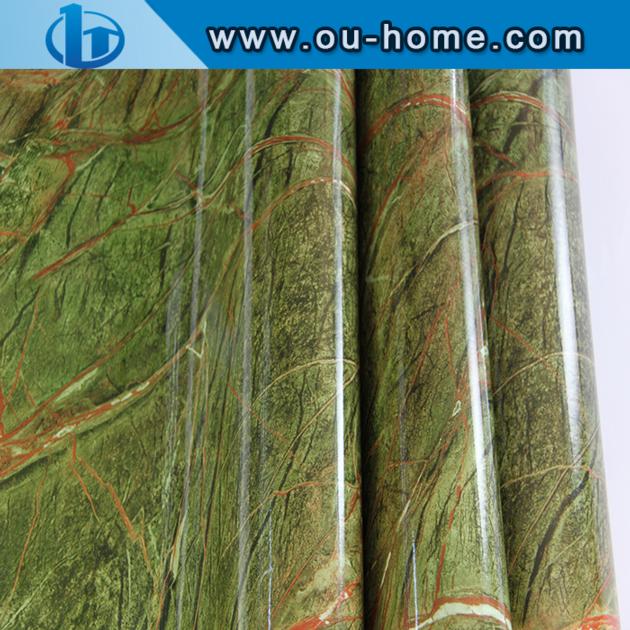 Interior Decorative Panel Marble Film Marble Design PVC Lamination Film For PVC Material