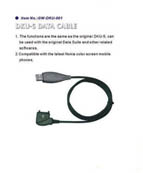 mobile phone data cable -Nokia DKU-5 Data cable