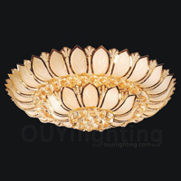 Crystal ceiling light