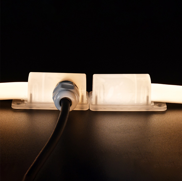Top Bend 15*12mm Ip68 Flex Neon Strip Illuminated On Three Sides