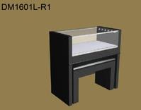 New style kiosk store display showcase with  LED lights(2)