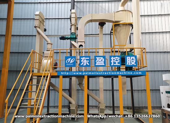 Palm kernel crushing and separating machine