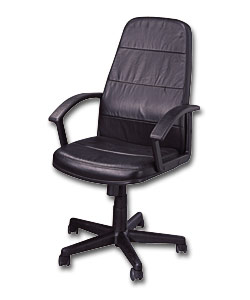 Leather Faced Executive Swivel Chair