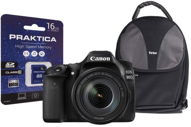 Canon EOS 80D DSLR Camera - Kit with 18-135m IS Lens 