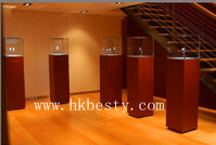 Bright and fashion jewelry tower display showcase with LED light(9)