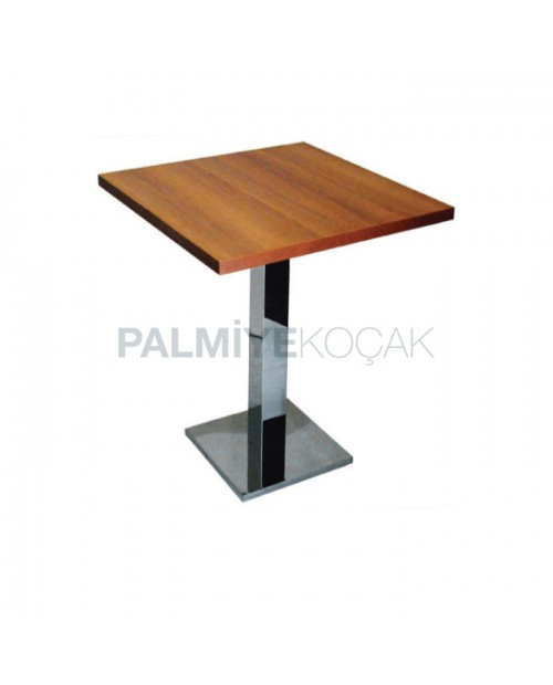 Cheap Square Table Top Aluminium Leg Table