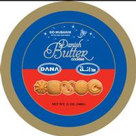 DANA DANISH BUTTER COOKIES (TIN PACKAGING) - INDIA/UAE/AFRICA/LIBYA