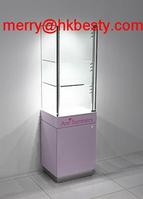 Top grade  jewelry tower display showcase and cabinet with LED lights(DM1206L)