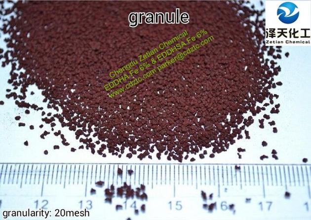 EDDHA Fe 6% chelate iron micronutrient fertilizer