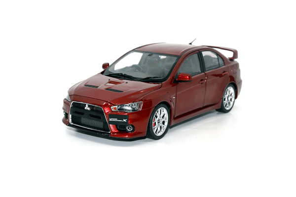 Paudi 1/18 Scale Mitsubishi Lancer Evolution X Collectable Right peptide version